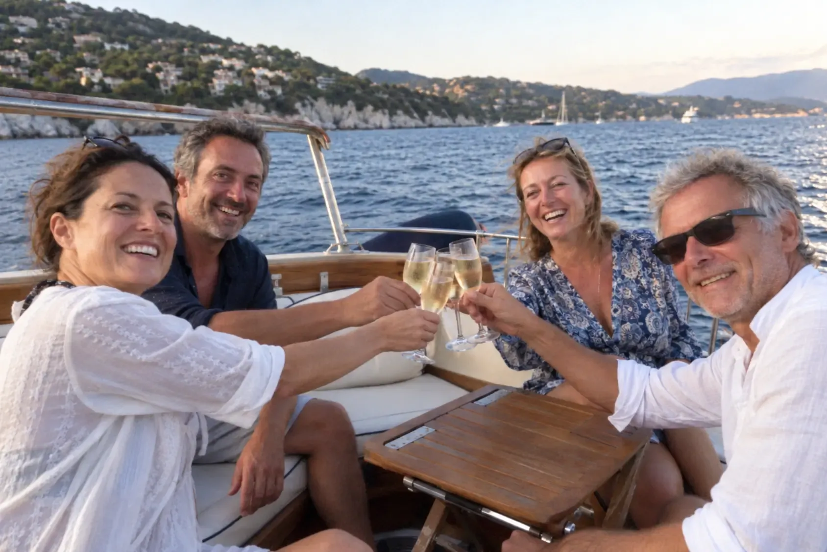 Pomeriggio al tramonto con aperitivo in barca