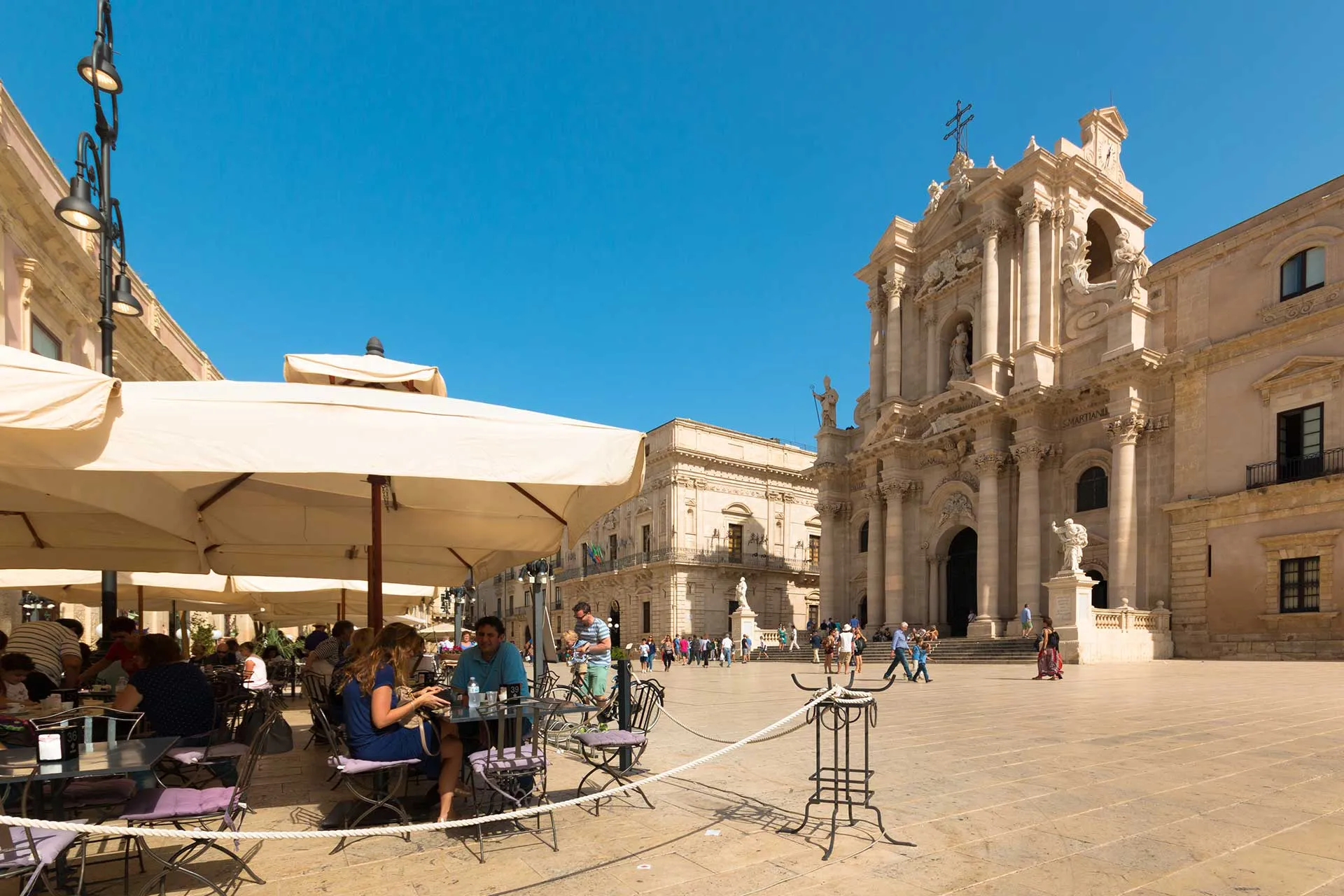 Piazza Duomo a Ortigia, Siracusa